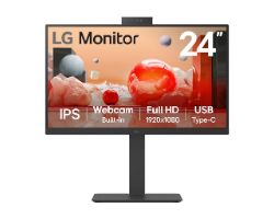 Monitor LG 24" IPS FHD con WebCam Negro
