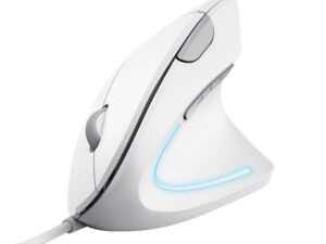 Ratón Vertical Trust Verto Óptico USB-A Blanco