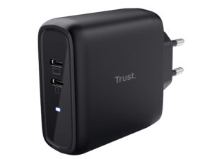 Cargador de Pared Trust Maxo 65W 2xUSB-C Negro
