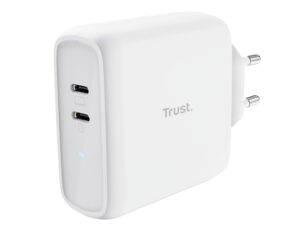 Cargador de Pared Trust Maxo 65W 2xUSB-C Blanco