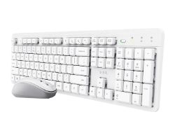 Teclado+Raton TRUST ODY II Wireless Blanco