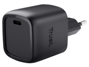 Cargador Pared Trust Maxo GaN 30W 1xUSB-C Negro