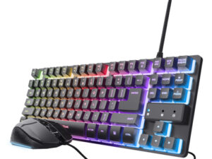Teclado+Ratón Gaming Trust GXT 798 USB-A Negro