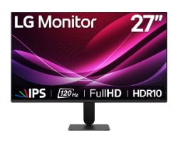Monitor LG 27" IPS FHD 120Hz 1ms Negro