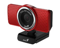 WebCam Genius ECam 8000 FHD Micrófono Roja