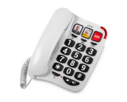 Teléfono Fijo SPC Comfort Numbers 2 Blanco