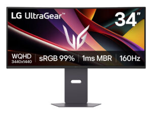 Monitor LG 34" WQHD 160Hz 1ms Curvo