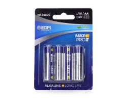 Pack 4 Pilas EDM AA Alcalinas LR06 1.5V