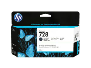 Tinta HP DesignJet 728 Negro Mate 130ml