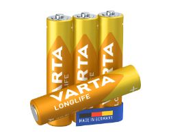 Pilas Varta Longlife AAA Blister 4