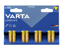 Pilas Varta Longlife AAA Blister 8