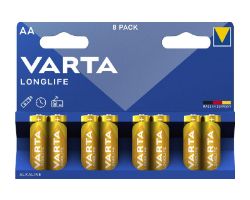 Pilas Varta Longlife AA Blister 8