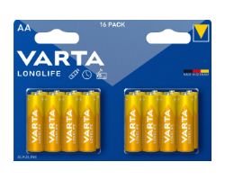 Pilas Varta Longlife AA Blister 16