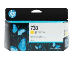 Tinta HP DesignJet 738 Amarillo 130ml