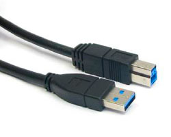 Cable USB-A 3.0/M a USB-B/M 1,5m Azul