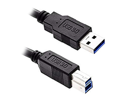 Cable de datos A-B Qi 1.5m USB 3.0