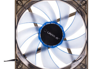 Ventilador UNYKA 120mm LED Azul/Transparente