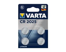 Pilas Varta Lithium Coin CR2025 Blister 4