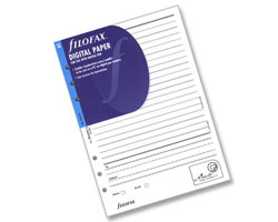 LOGITECH Filofax Digital Notepaper para io2 A5