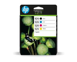 Pack Tintas HP 924 Cian/Magenta/Amarillo/Negro