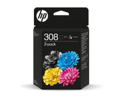 Tinta HP 308 Pack Negro/Tricolor