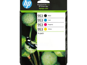 Tinta HP 953 Pack Negro/Tricolor 20ml/9ml