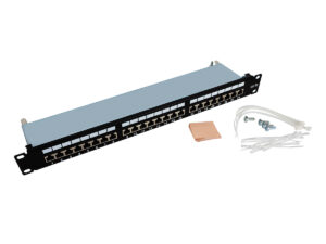 Patch Panel Aiten Data 24p Cat5 FTP 1U Negro