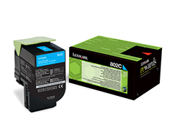 Toner Lexmark Laser 802C Cian 1000 páginas