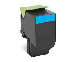 Toner Lexmark 802XC Cian 4000 páginas