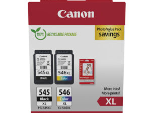 Tinta Canon PG-545XL/CL-546XL +Papel foto