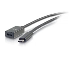 Cable C2G USB-C 3.1/H a USB-C/M Gen2 90cm Negro