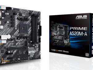 ASUS PRIME A520M-A II/CSM: (AM4) 4DDR4 VGA HDMI mATX