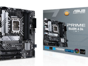 ASUS PRIME B660M-A D4-CSM: (1700) 4DDR4 HDMI DP mATX