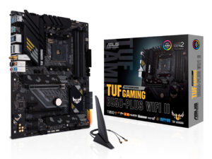 ASUS TUF GAMING B550-PLUS WIFI II: (AM4) 4DDR4 HDMI ATX