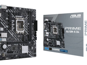 ASUS PRIME H610M-K D4: (1700) 2DDR4 HDMI RJ45 mATX ASUS PRIME H610M-K D4: (1700) 2DDR4 HDMI RJ45 mATX