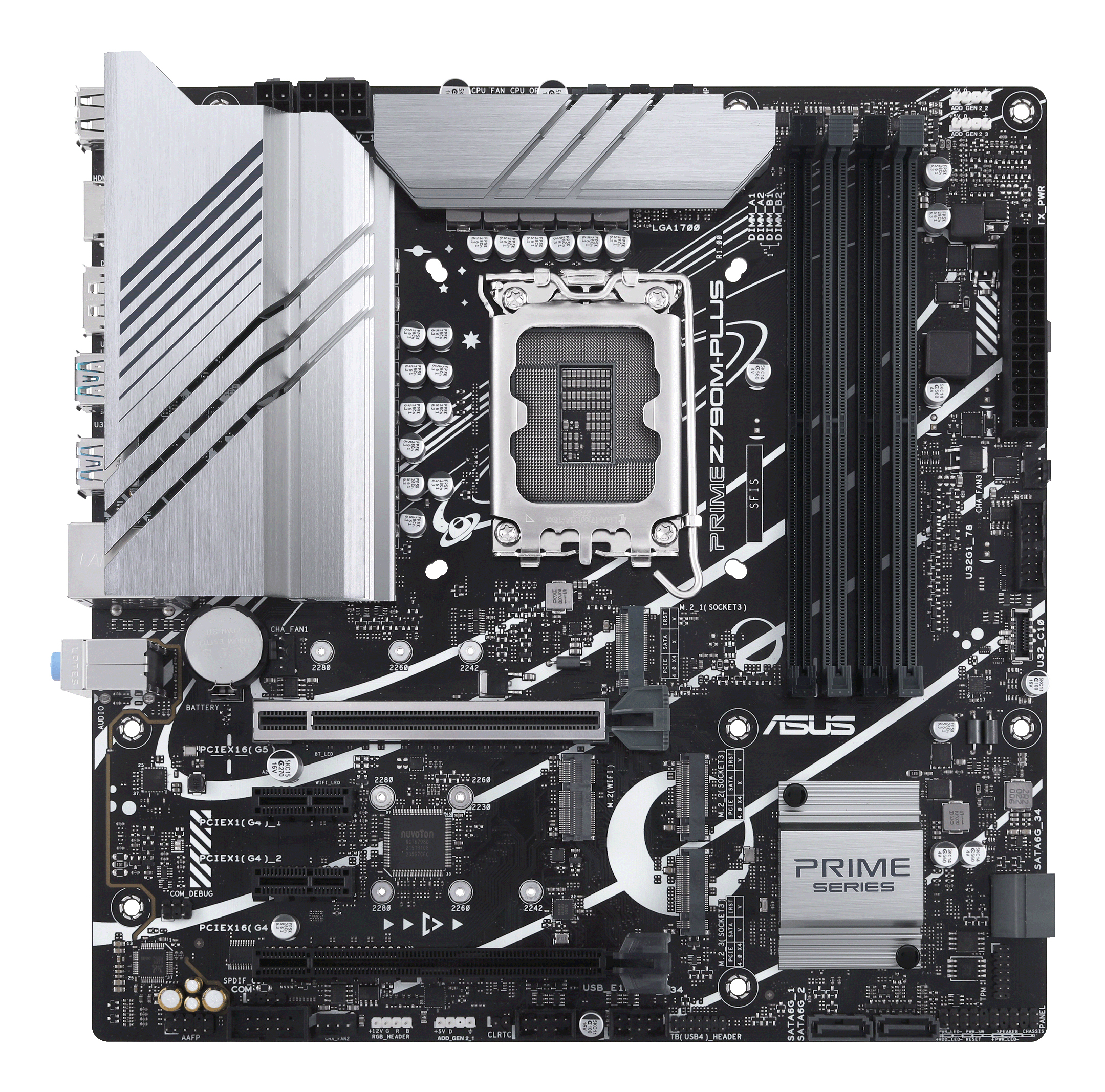 ASUS PRIME Z790M-PLUS: (1700) 4DDR5 DP HDMI RJ45 mATX ASUS PRIME Z790M-PLUS: (1700) 4DDR5 DP HDMI RJ45 mATX
