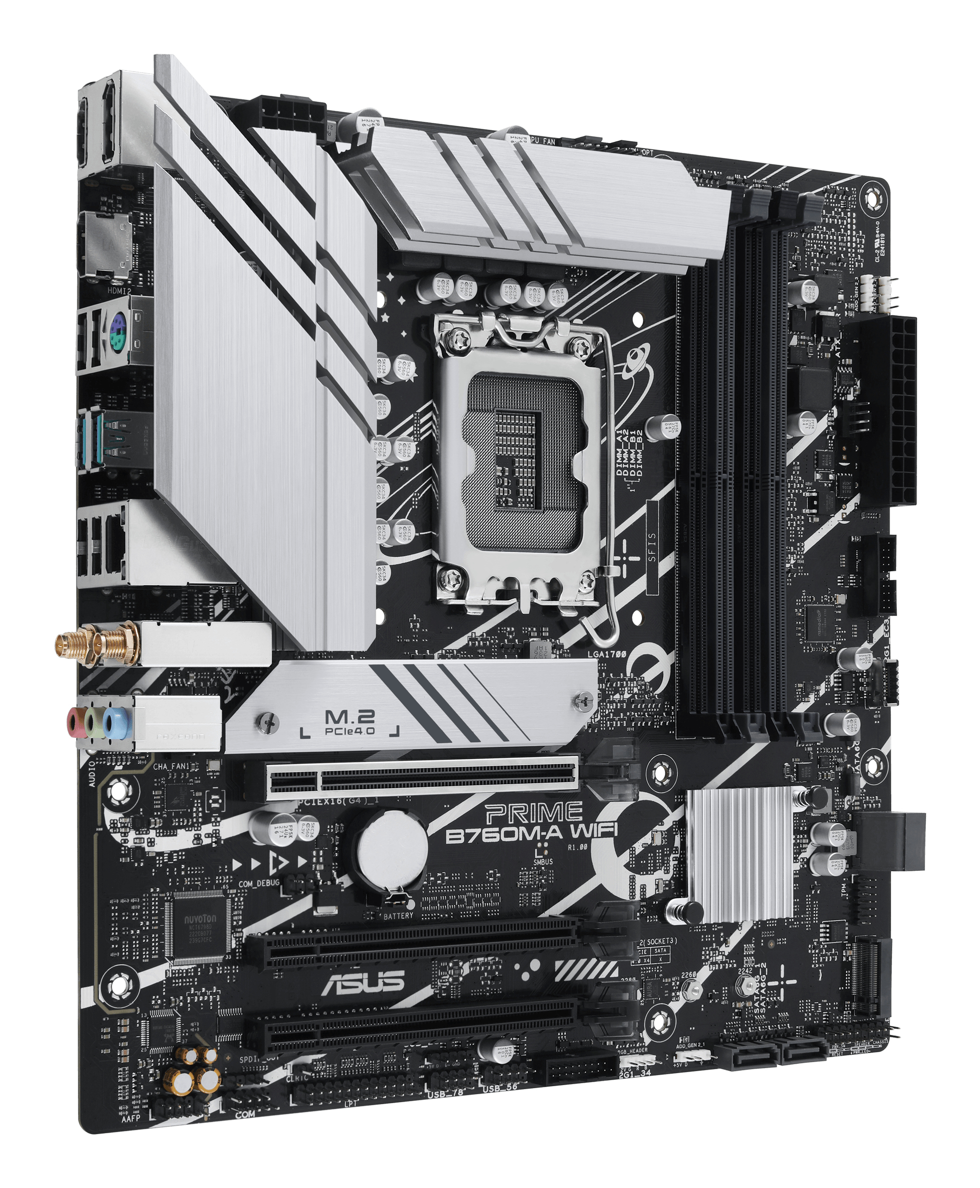 ASUS PRIME B760M-A WIFI: (1700) 4DDR5 HDMI DP mATX WiFi ASUS PRIME B760M-A WIFI: (1700) 4DDR5 HDMI DP mATX WiFi