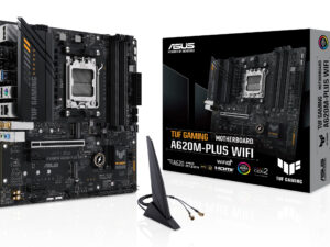 ASUS TUF GAMING A620M-PLUS WIFI: (AM5) 4DDR5 HDMI mATX