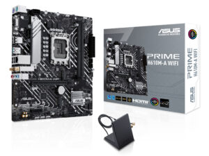 ASUS PRIME H610M-A WIFI:(1700) 2DDR5 VGA HDMI DP mATX
