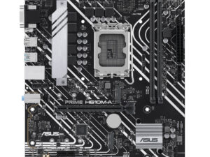 ASUS PRIME H610M-A-CSM: (1700) 2DDR5 HDMI VGA DP mATX