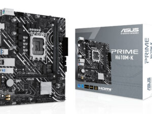 ASUS PRIME H610M-K:(1700) 2DDR5 4SATA3 VGA HDMI mATX
