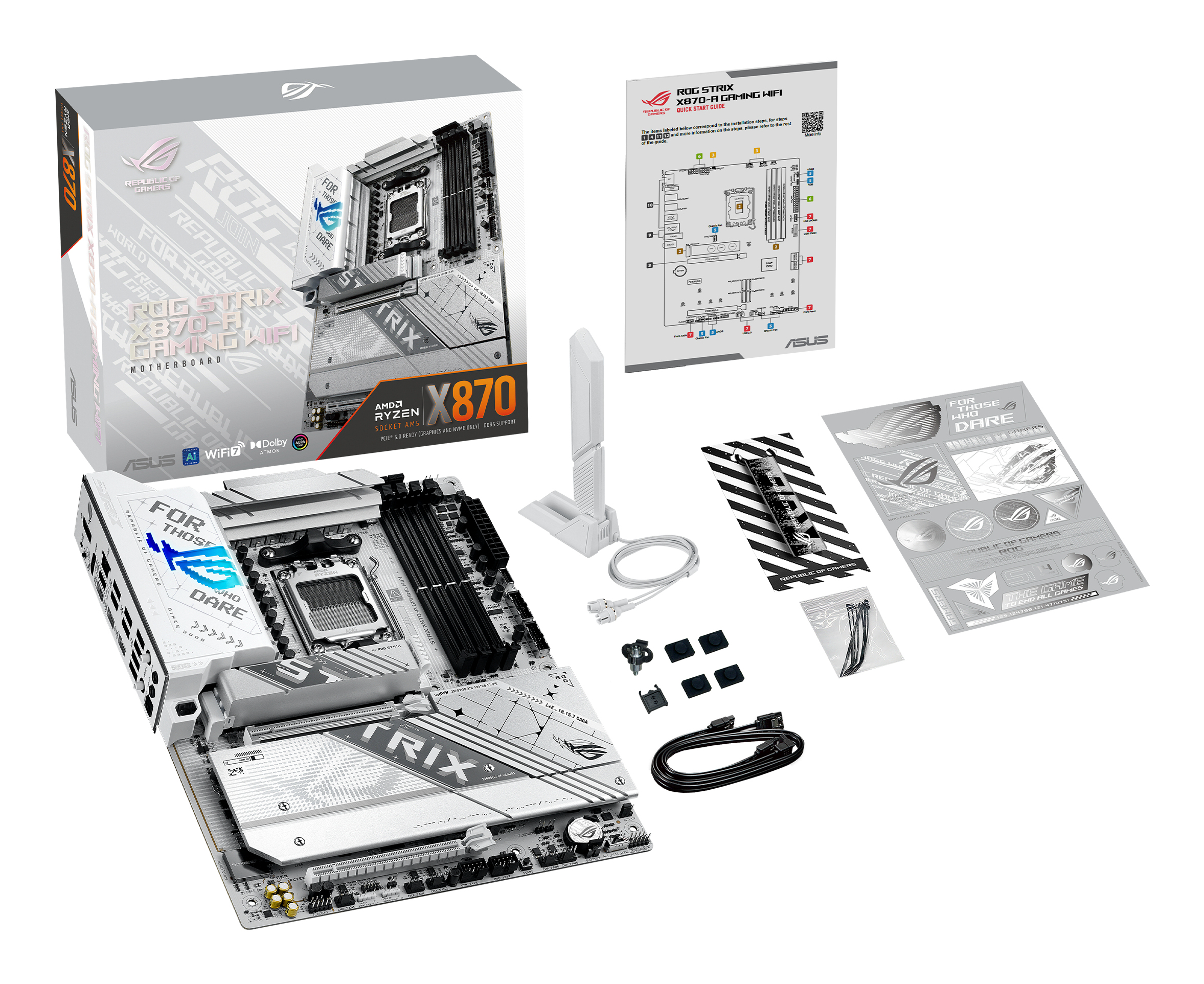 ASUS ROG STRIX X870-A GAMING WIFI:(AM5) 4XDDR5 HDMI ATX ASUS ROG STRIX X870-A GAMING WIFI:(AM5) 4XDDR5 HDMI ATX