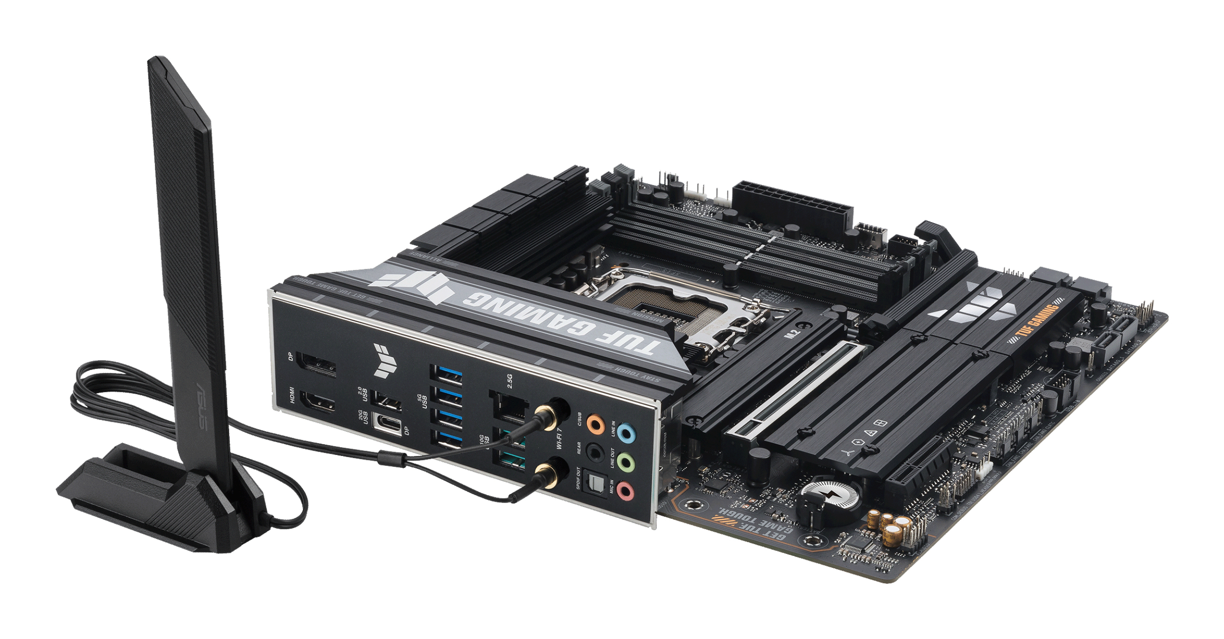 ASUS TUF GAMING B860M-PLUS WIFI: (1851) 4DDR5 HDMI mATX ASUS TUF GAMING B860M-PLUS WIFI: (1851) 4DDR5 HDMI mATX