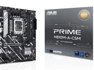 ASUS PRIME H810M-A-CSM: (1851) 2DDR5 HDMI DP RJ45 mATX
