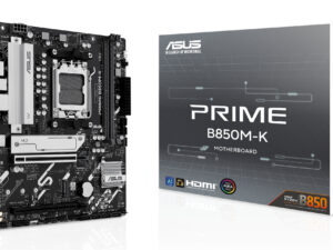 ASUS PRIME B850M-K: (AM5) 2DDR5 USB HDMI DP RJ45 mATX