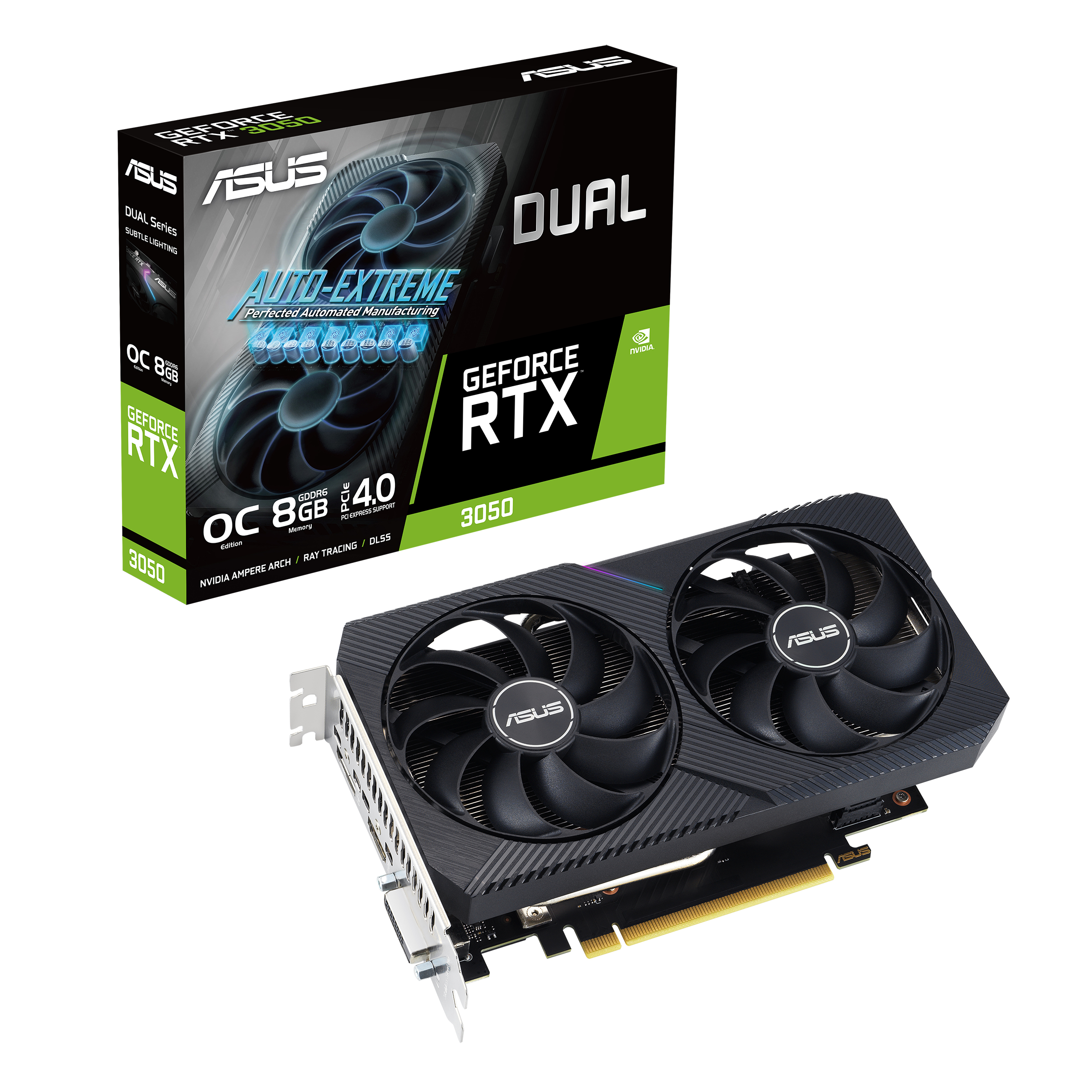 ASUS DUAL-RTX3050-O8G-V2 8Gb GDDR6 ASUS DUAL-RTX3050-O8G-V2 8Gb GDDR6
