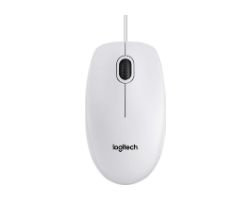 Ratón LOGITECH B100 Óptico USB-A Blanco
