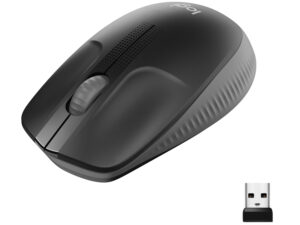 Ratón LOGITECH M190 Óptico RF 1000dpi Gris