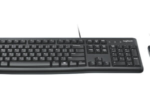 T+Ratón LOGITECH MK120 USB Francés Negro