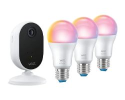 Kit Vigilancia Wiz Cámara IP+3 Bombillas